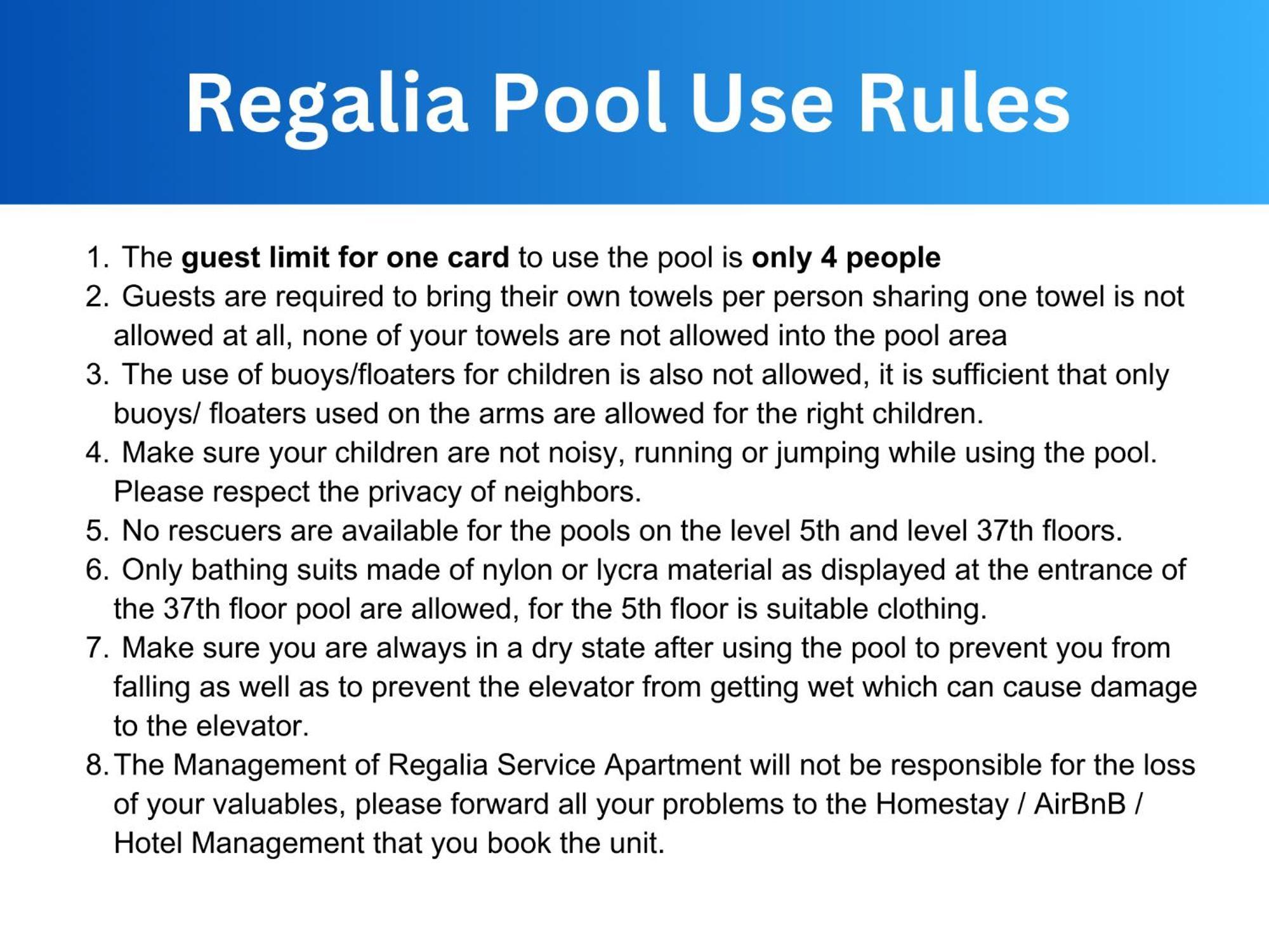 Regalia Residence The Sky Pool Suite Kuala Lumpur Exterior photo